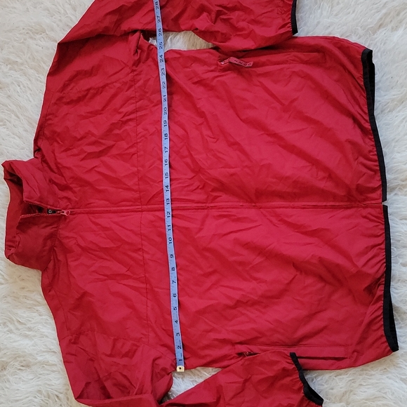 Izod Jackets & Coats Y2k Mens Izod Xfg Full Zip Packable Windbreaker With Roll Up